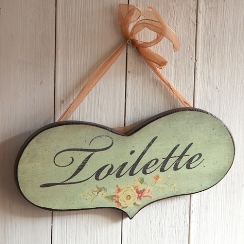 Zawieszka - tabliczka - TOILETTE - Zawieszka - tabliczka - TOILETTE -