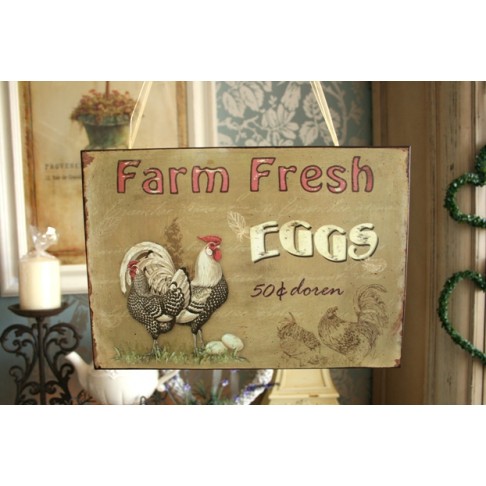 Tabliczka Farm Eggs beż Tabliczka Farm Eggs beż