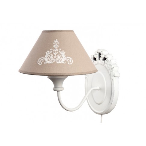 Kinkiet Shabby Grace z abażurem Kinkiet Shabby Grace z abażurem
